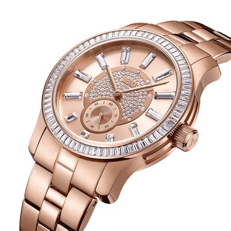 jbw women's celine crystal and diamond watch|JBW Women's J6349D ''Celine'' 0.09 ctw Rose Gold Diamond .